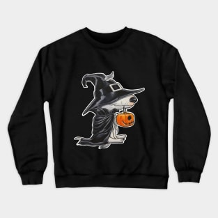 Halloween bullterrier Crewneck Sweatshirt